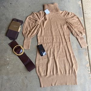 Bebe dress (belt and tights)bebe